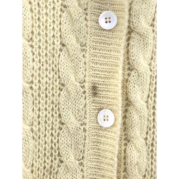 Vintage Adele Joyce Women's Front Buttons Cardigan Sweater Long Sleeves Granny - Picture 6 of 9